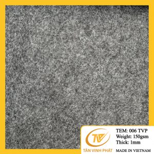 Needle punched nonwoven fabric