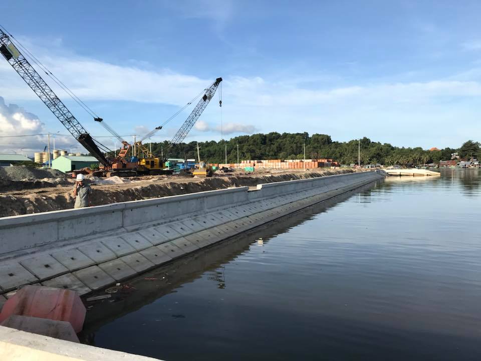 Phu Quoc Port embankment