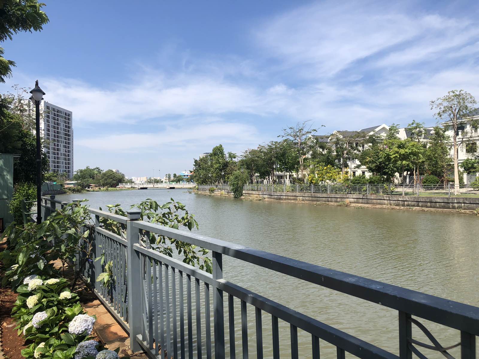 Lake View Residential Area embankment