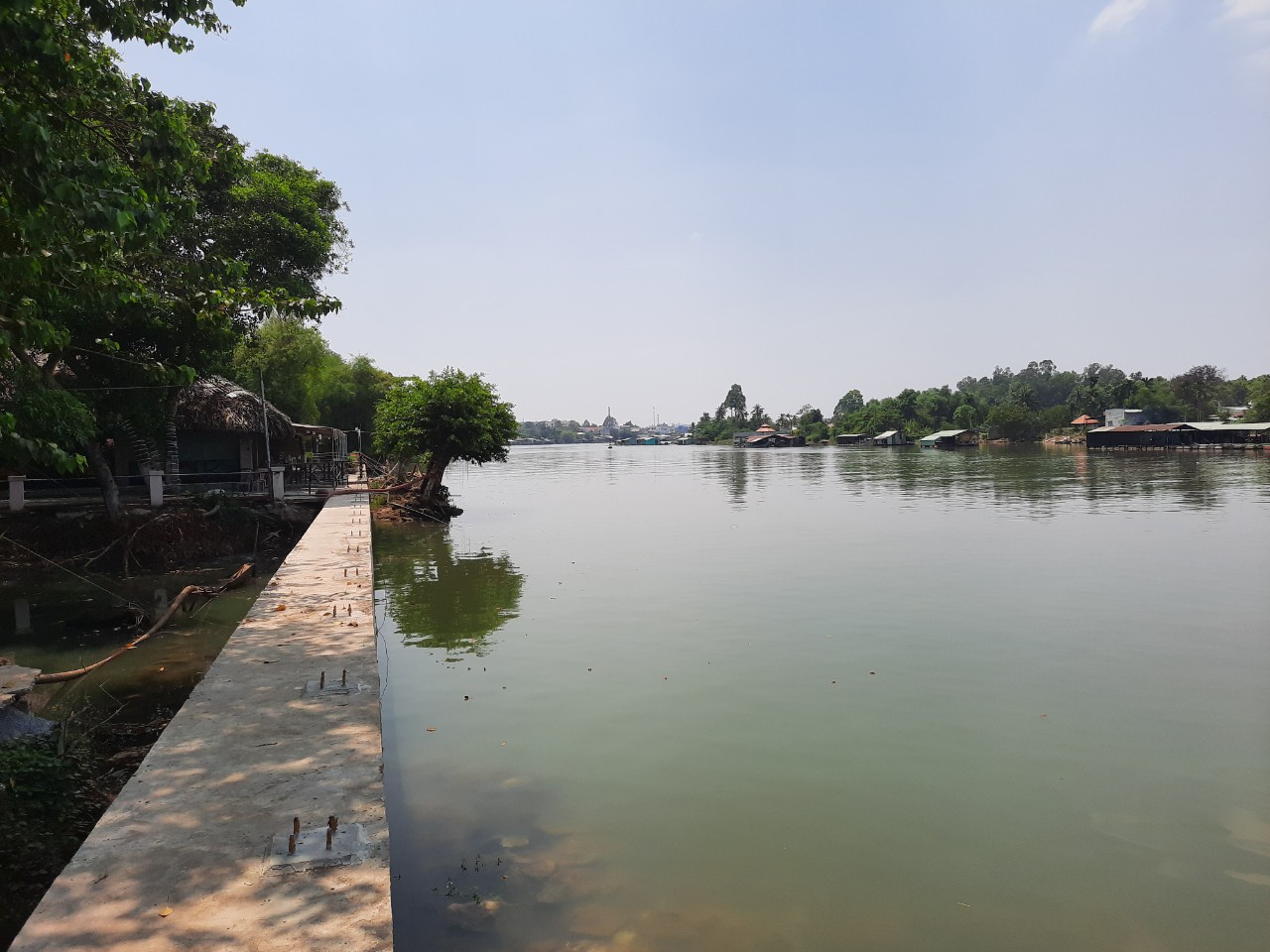 Dong Nai River embankment