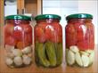 Pickled tomato and garlic
