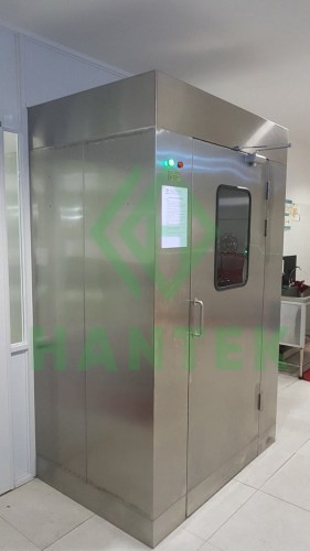 Air shower pass box