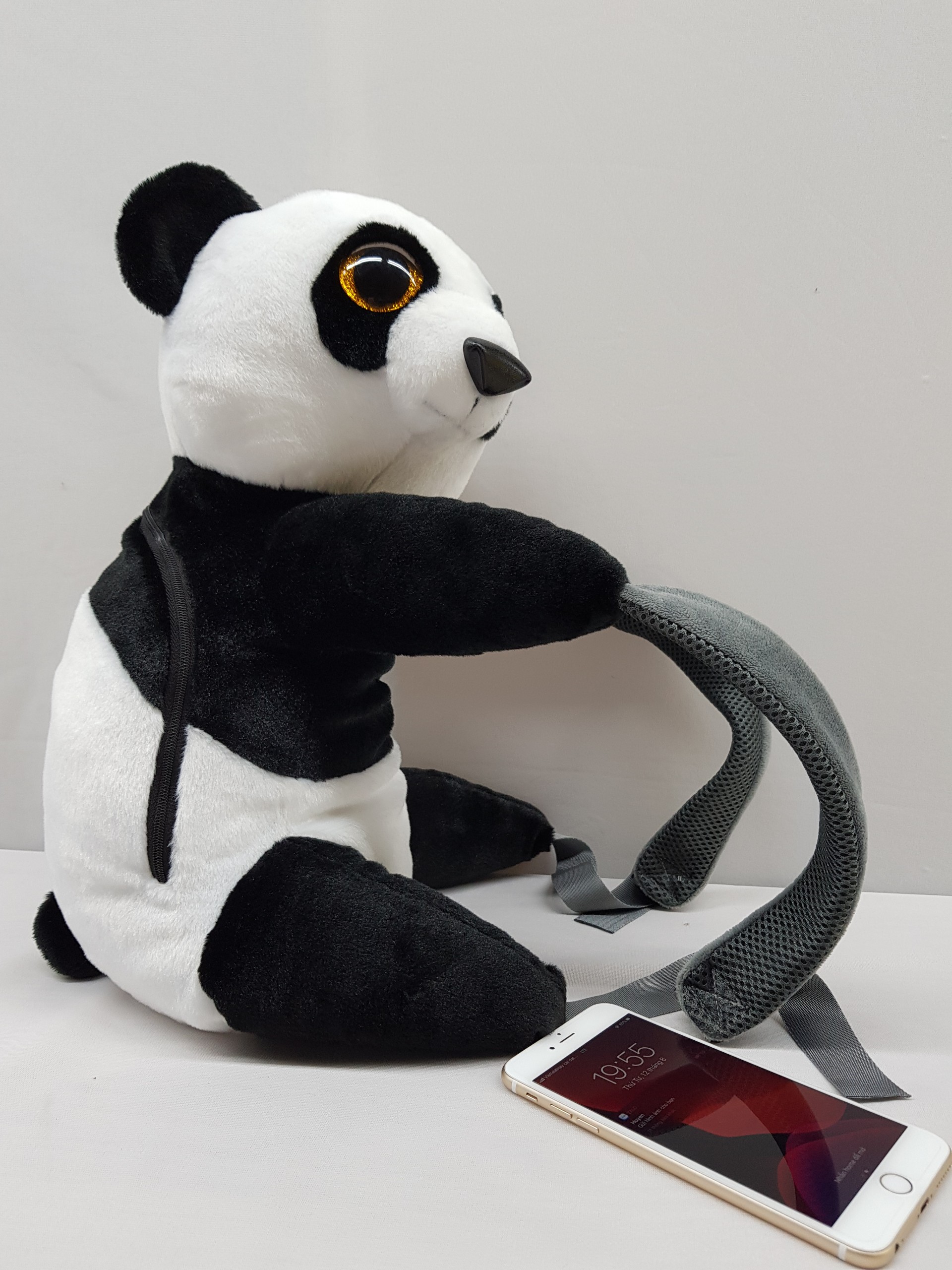Panda stuffed backpack