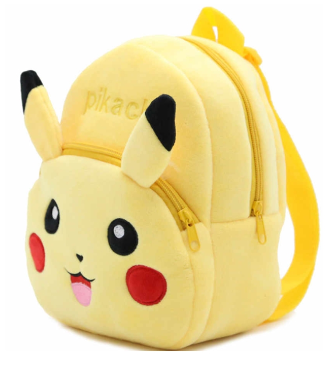 Pikachu stuffed backpack