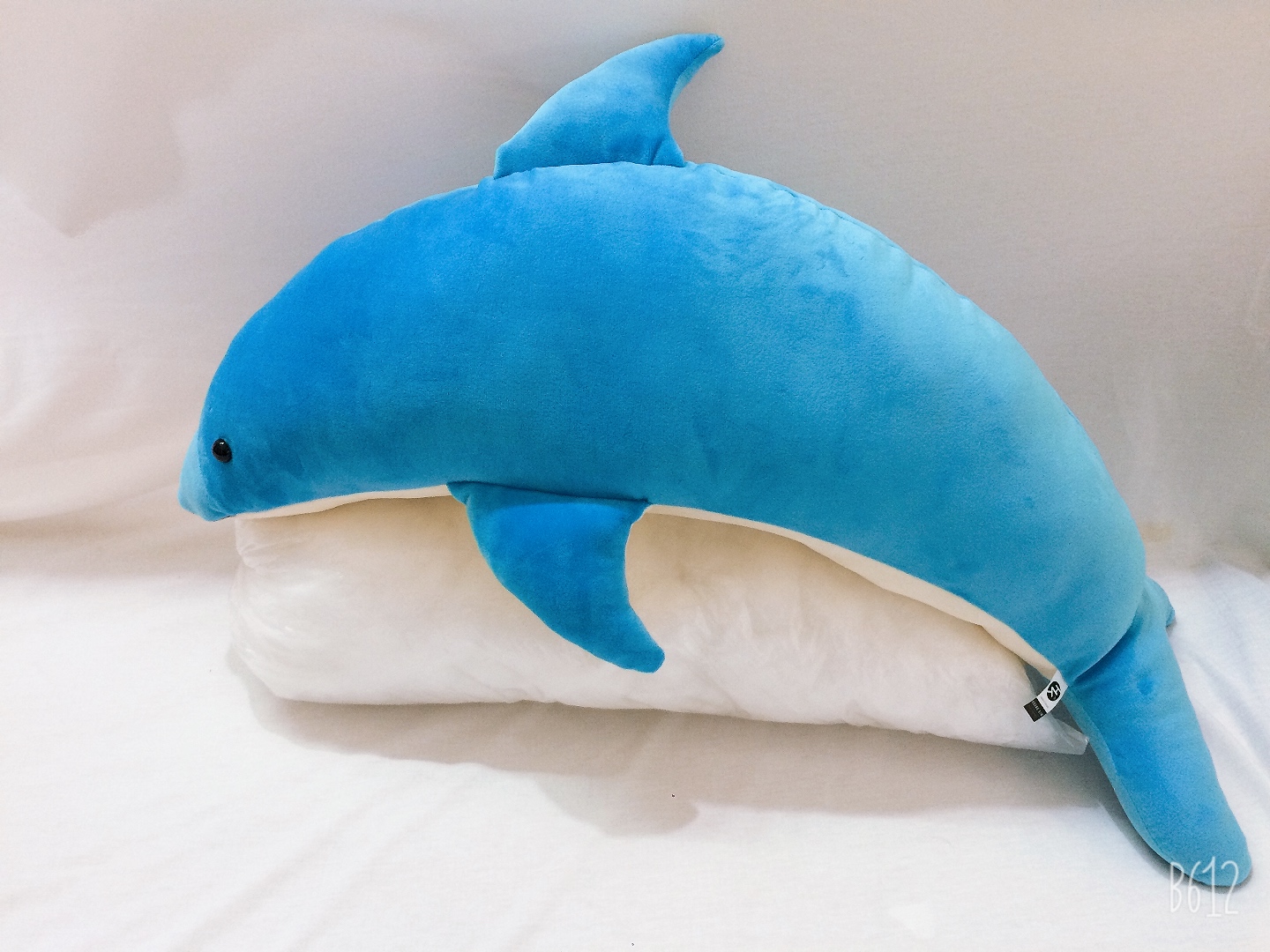 Blue dolphin stuffed animal