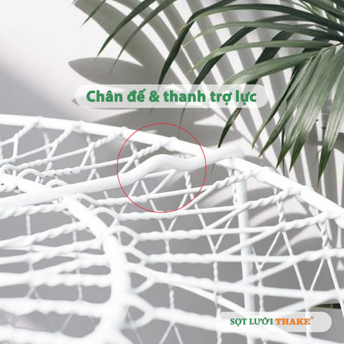 THAKE round mesh basket