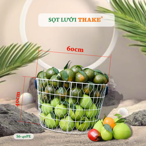 THAKE round mesh basket