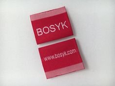 Woven label