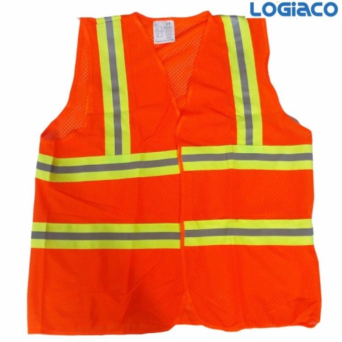 Reflective workwear with silver strip