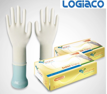 Natural rubber gloves