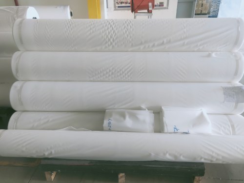 Clear plastic fabric