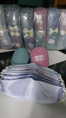 Antibacterial fabric masks