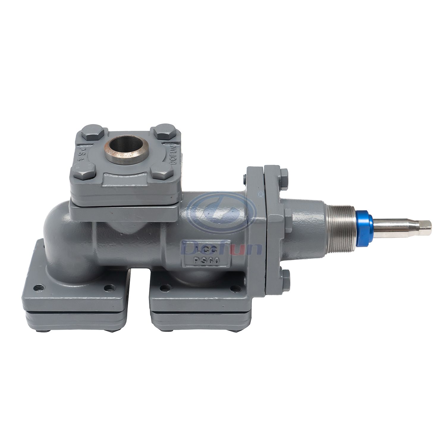 Double stop valve