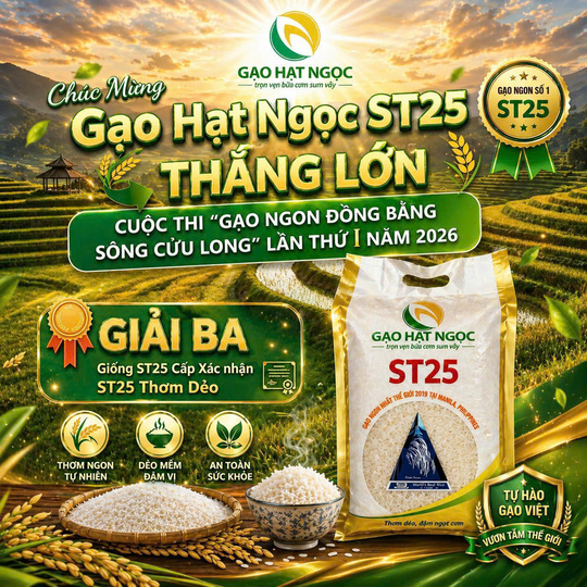 Hat Ngoc ST25 rice