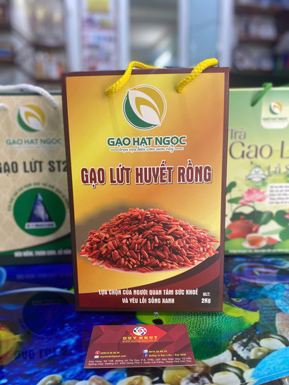 Dragon blood brown rice