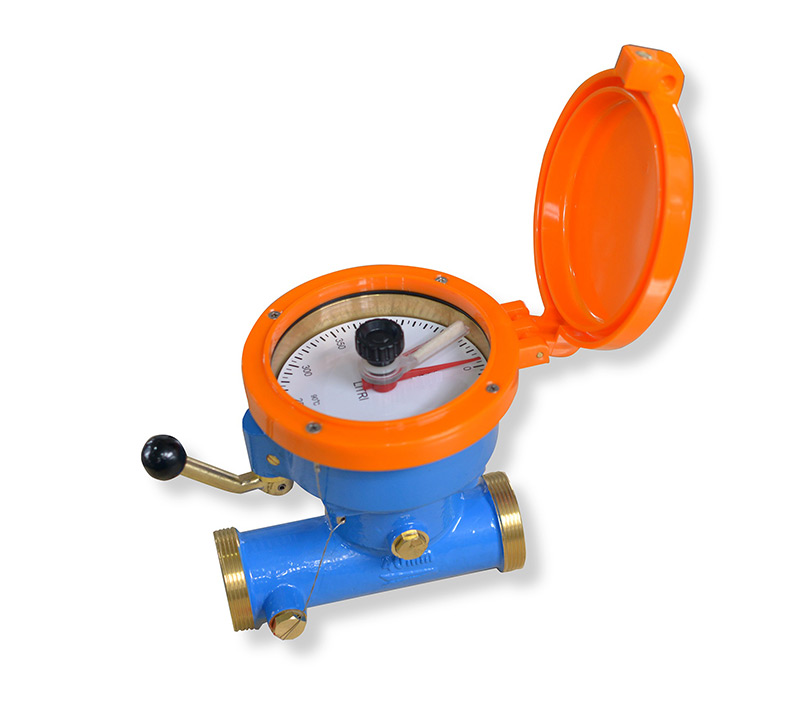 Manual batch water meter