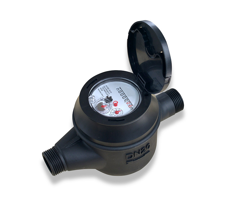 Volumetric water meter