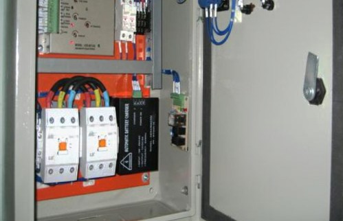 Industrial electrical cabinet installation
