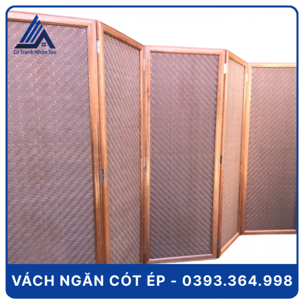 Mobile synthetic woven partition