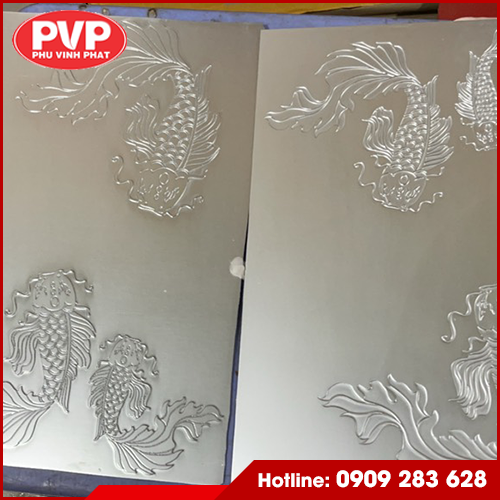 Embossed die cut mold