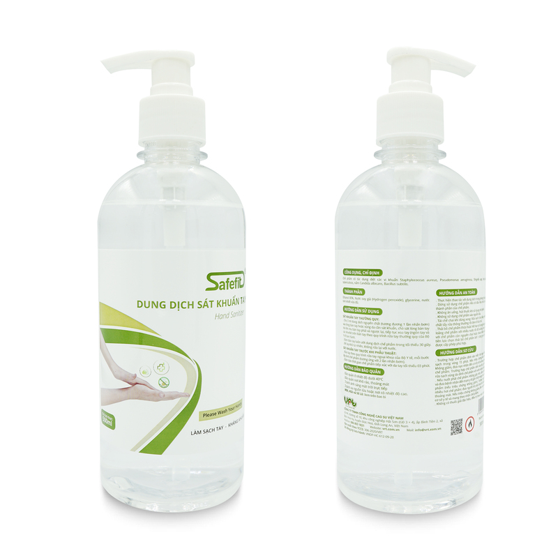 Safefit antibacterial hand sanitizer 500ml
