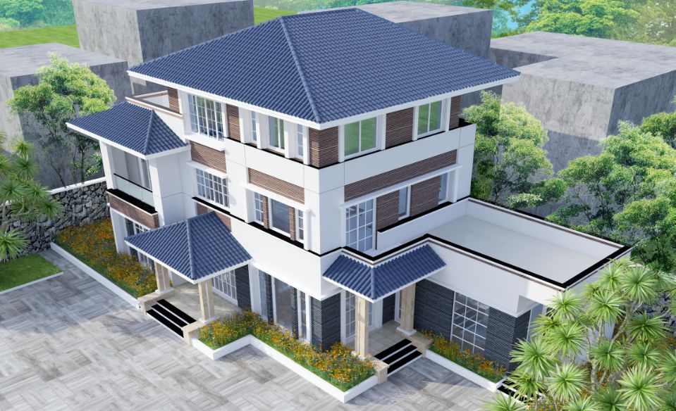 Villa design and construction