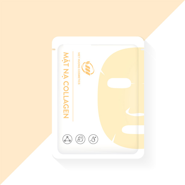 Collagen facial mask