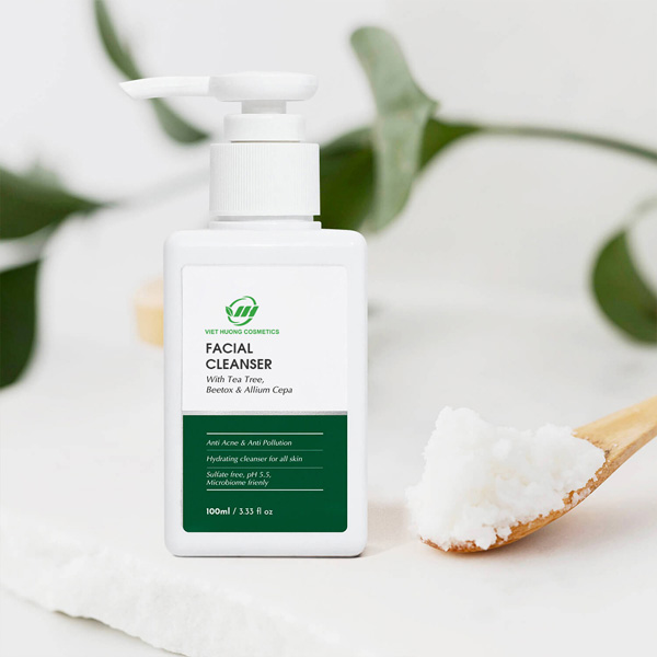 Sulfate free facial cleanser