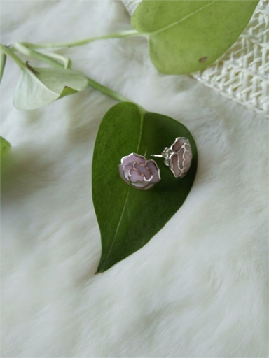 Mussel shell mosaic jewelry