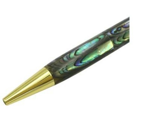 Mussel shell mosaic pens