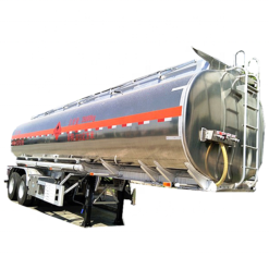 Aluminum fuel oil tank truck