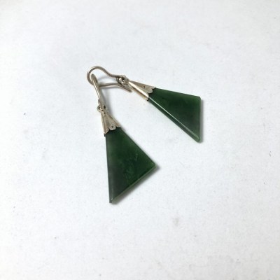 Jade earrings
