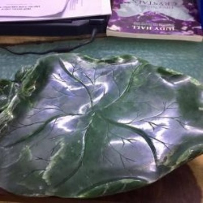 Jade tea tray