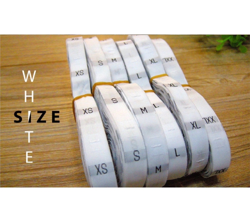Woven size label
