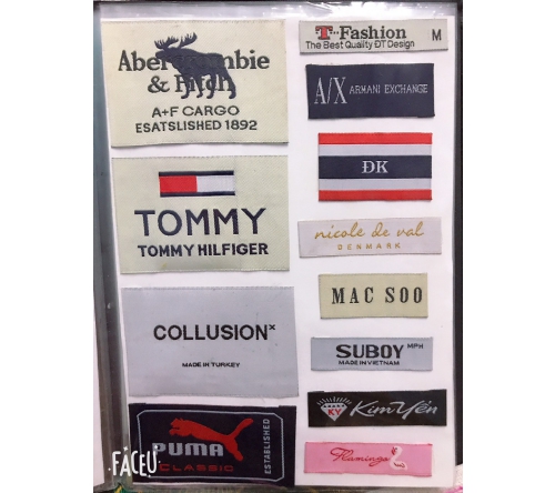 Woven label