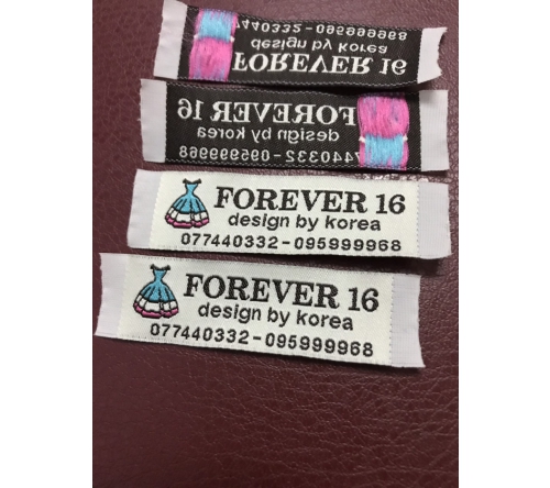 Woven label