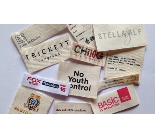 Satin printed label