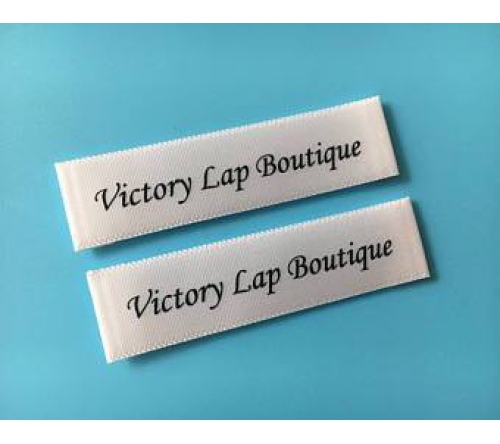 Satin printed label
