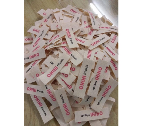 Satin printed label