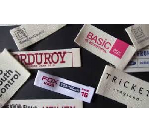 Satin printed label