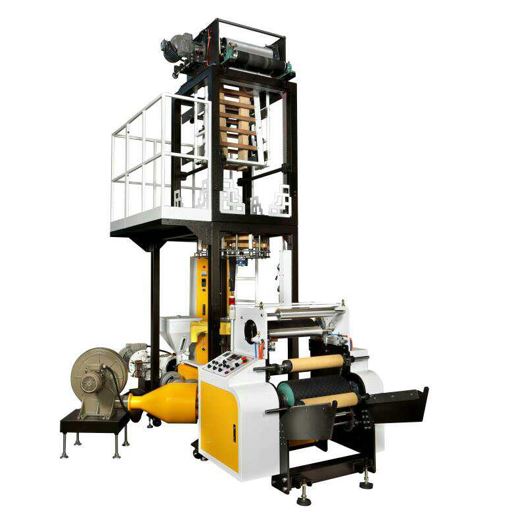 Plastic bag blowing machine