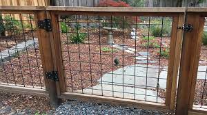 Wire panel fence