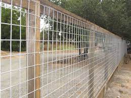 Wire panel fence