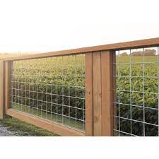 Wire panel fence