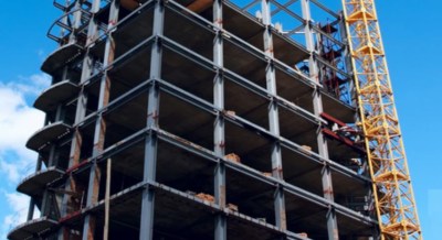 High-rise pre-engineered steel building construction