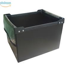 Anti-static black Danpla container without lid