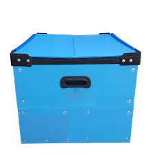Blue Danpla plastic container