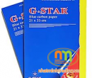 Blue carbon paper