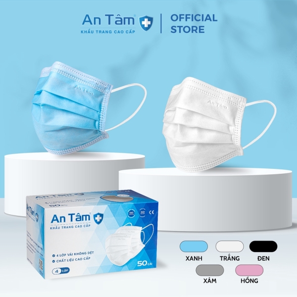 Non-woven 4-layer medical face mask