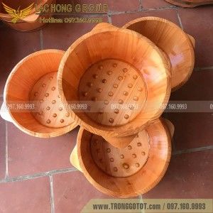 Wooden Foot Basin